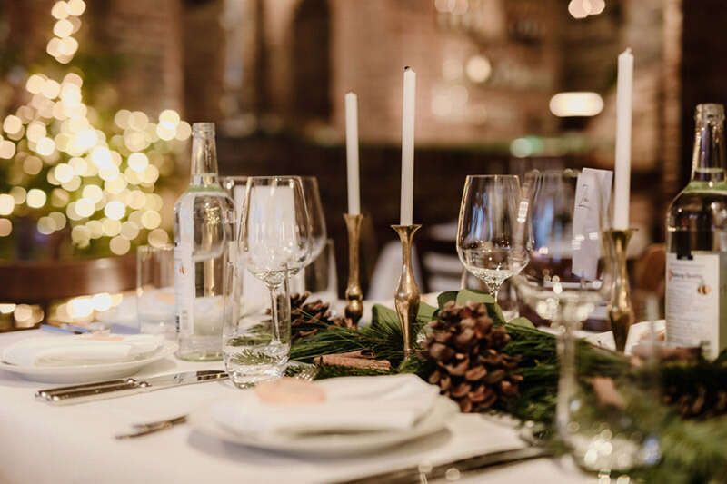 Gedeckter Tisch im Restaurant